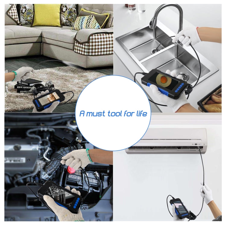 P40 5.5mm HD Blue Waterproof Portable Integrated Hand-held Vertical Screen Industry Endoscope, Length:5m(Hardwire) - by PMC Jewellery | Online Shopping South Africa | PMC Jewellery | Buy Now Pay Later Mobicred