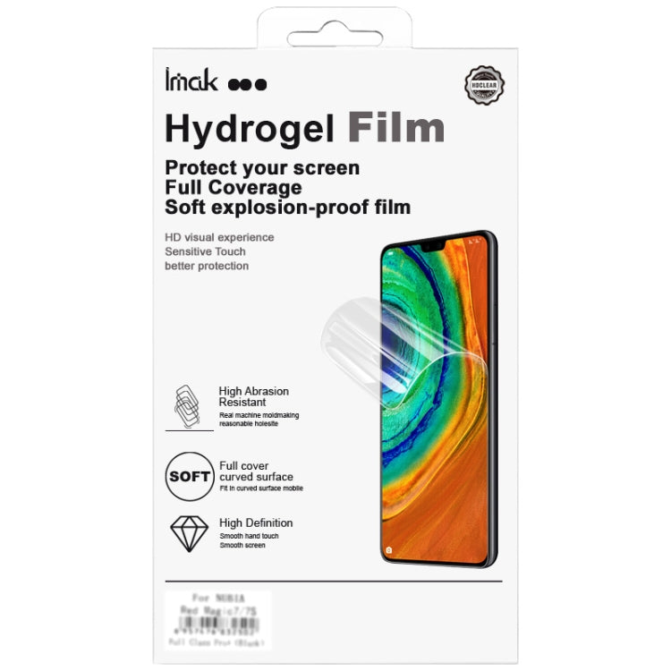 For Realme 12 Pro 5G/12 Pro+ 5G 2pcs imak Curved Full Screen Hydrogel Film Protector - Realme Tempered Glass by imak | Online Shopping South Africa | PMC TechLife | Buy Now Pay Later Mobicred