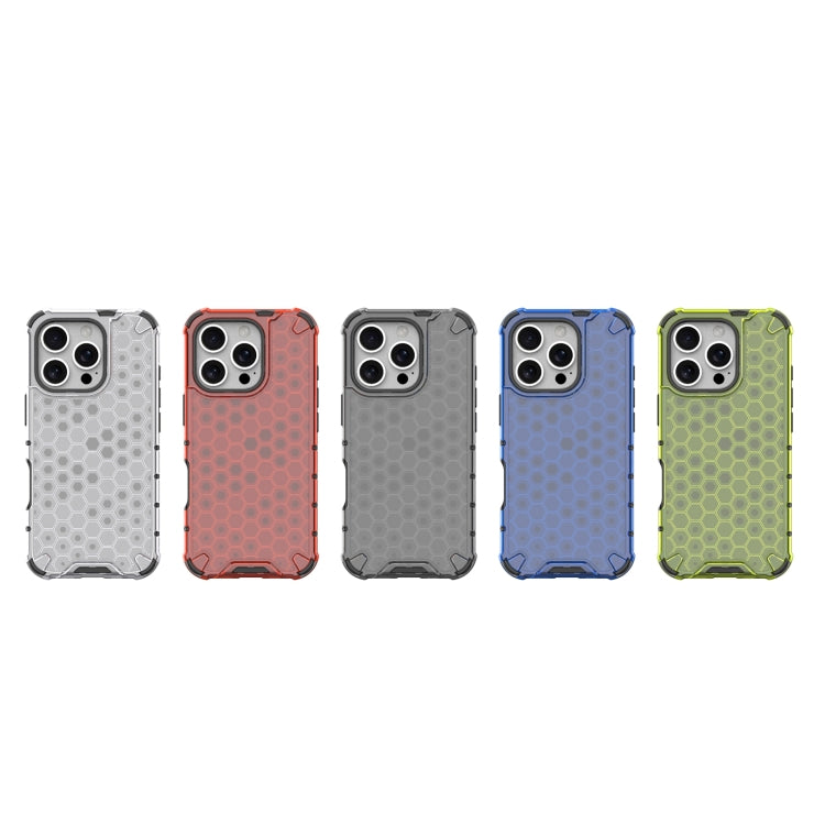 For iPhone 16 Pro Honeycomb Shockproof Phone Case(White) - iPhone 16 Pro Cases by PMC TechLife | Online Shopping South Africa | PMC TechLife | Buy Now Pay Later Mobicred