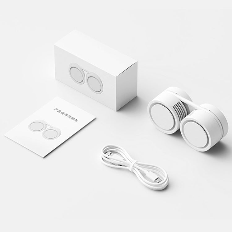 DQ209 Portable Hanging Neck Mute Aroma Diffuser Small Fan(Ice Green) - free shipping - PMC TechLife - Order now!