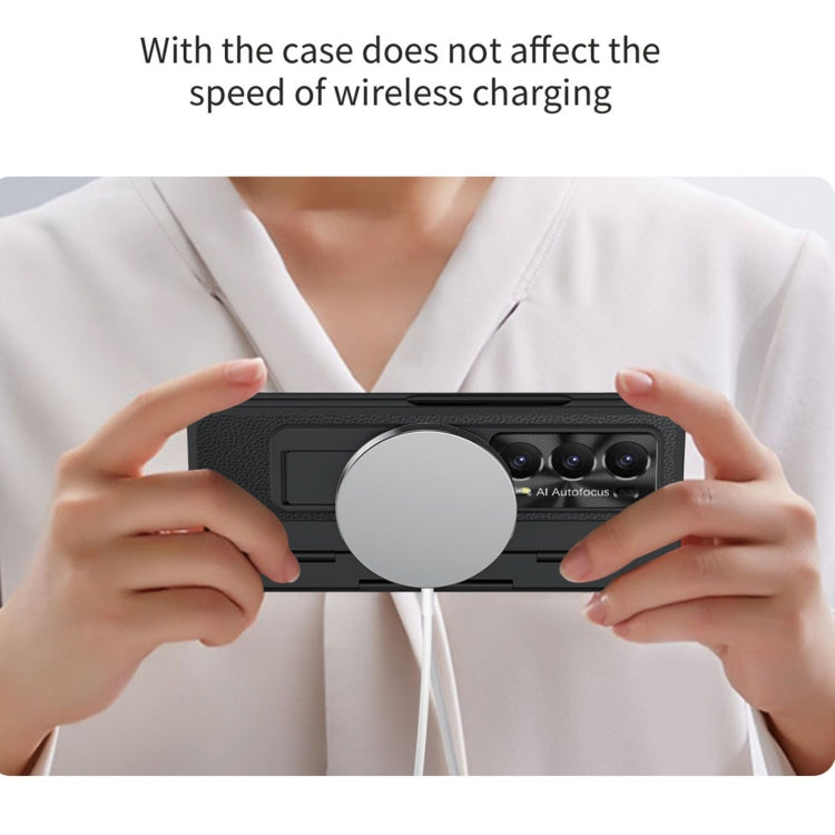 For Honor Magic V2 Shield Series Integrated Folding Phone Case(Light Gold) - Honor Cases by PMC TechLife | Online Shopping South Africa | PMC TechLife | Buy Now Pay Later Mobicred