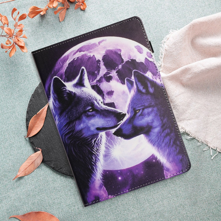 For Lenovo Tab M10 HD Gen 2 Sewing Litchi Texture Smart Leather Tablet Case(Wolf) - Lenovo by PMC TechLife | Online Shopping South Africa | PMC TechLife | Buy Now Pay Later Mobicred