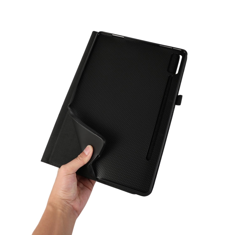 For Lenovo Tab P12 Horizontal Flip TPU + Fabric PU Leather Tablet Case(Red) - Lenovo by PMC TechLife | Online Shopping South Africa | PMC TechLife | Buy Now Pay Later Mobicred