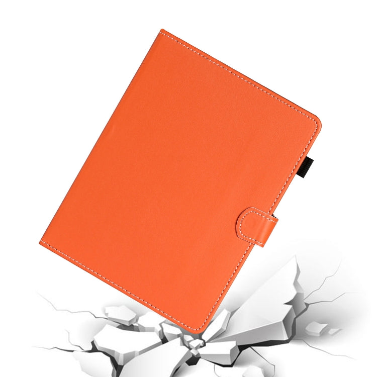 For 10 inch Universal Solid Color Horizontal Flip Leather Case with Card Slots & Holder & Pen Slot(Orange) - 10 - 11 inch by PMC TechLife | Online Shopping South Africa | PMC TechLife | Buy Now Pay Later Mobicred