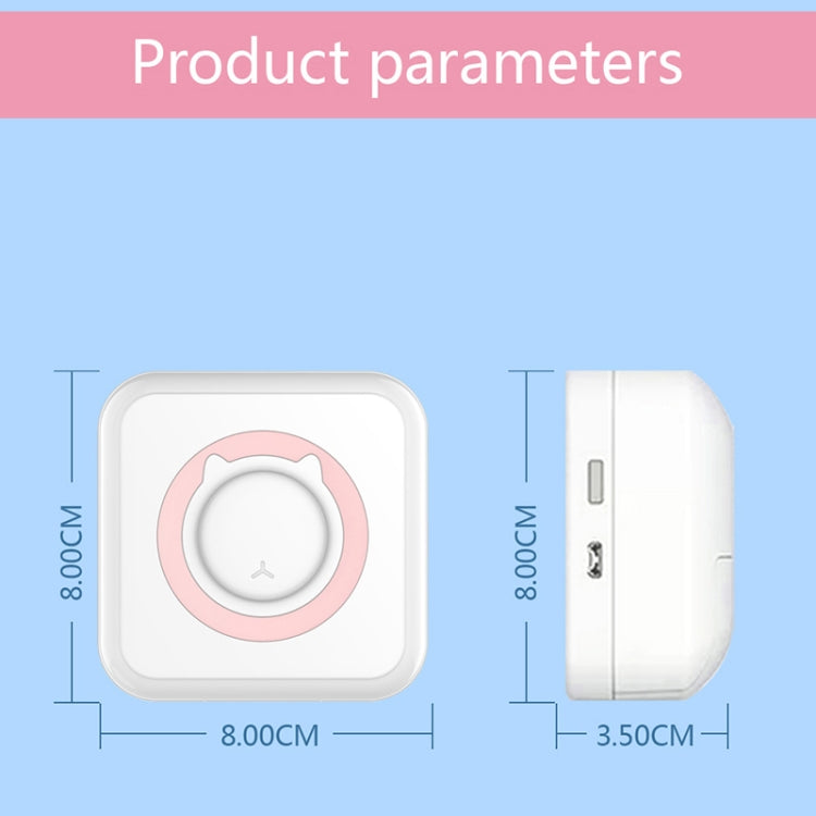 C15 Portable Multifunction Mini Printer Support OCR Text Scanning(Pink) - Printer by PMC TechLife | Online Shopping South Africa | PMC TechLife | Buy Now Pay Later Mobicred