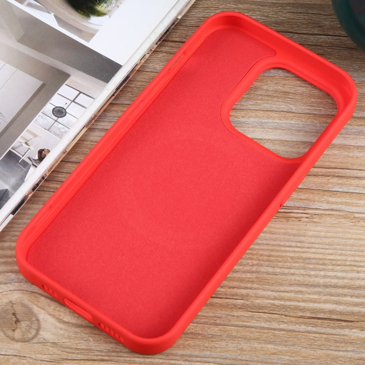 For iPhone 14 Pro Max MagSafe Liquid Silicone Phone Case(Red) - iPhone 14 Pro Max Cases by PMC TechLife | Online Shopping South Africa | PMC TechLife | Buy Now Pay Later Mobicred