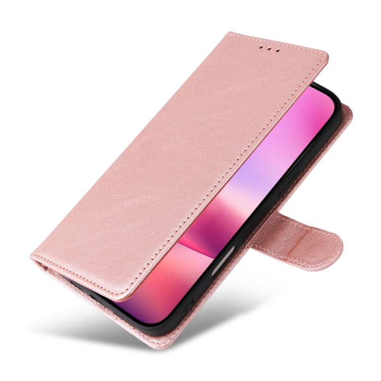 For iPhone 16 3-Card Slots Multifunctional Leather Phone Case(Rose Gold) - free shipping - PMC TechLife - Order now!