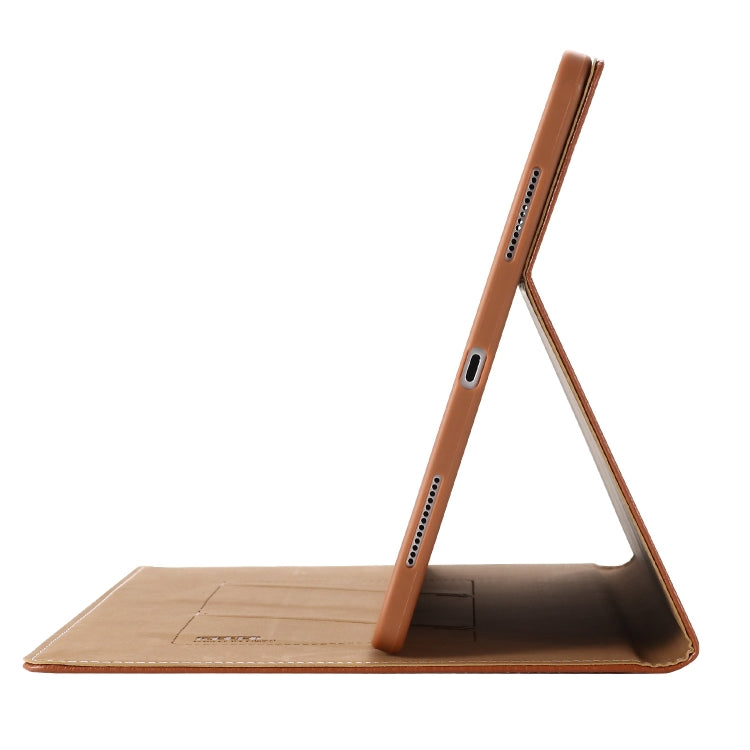 For iPad Pro 11 inch (2020) GEBEI PU+TPU Horizontal Flip Protective Tablet Case with Holder & Card Slots(Gold) - free shipping - PMc TechLife - Order now!