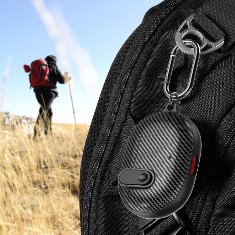 For Beats Studio Buds Switch Carbon Fiber Wireless Earphones Protective Case(Black White) - Other Case by PMC Jewellery | Online Shopping South Africa | PMC Jewellery | Buy Now Pay Later Mobicred