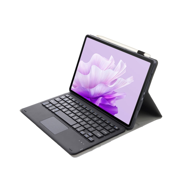 For Huawei MatePad Air 11.5 inch 2023 AH14-A Lambskin Texture Ultra-thin Detachable Bluetooth Keyboard Leather Case with Touchpad(Black) - Huawei Keyboard by PMC TechLife | Online Shopping South Africa | PMC TechLife