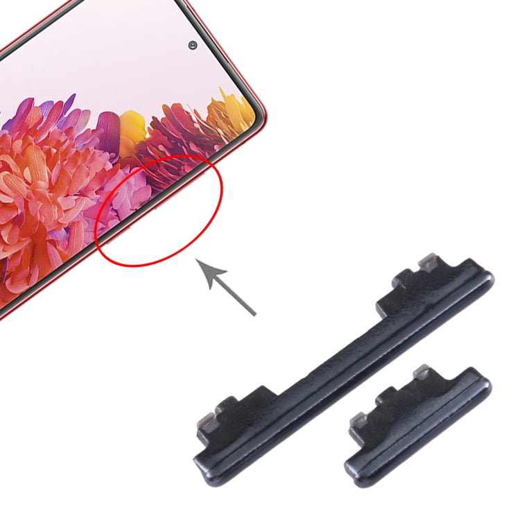 For Samsung Galaxy S20 FE SM-G780 10pcs Power Button + Volume Control Button(Black) - free shipping - PMc TechLife - Order now!