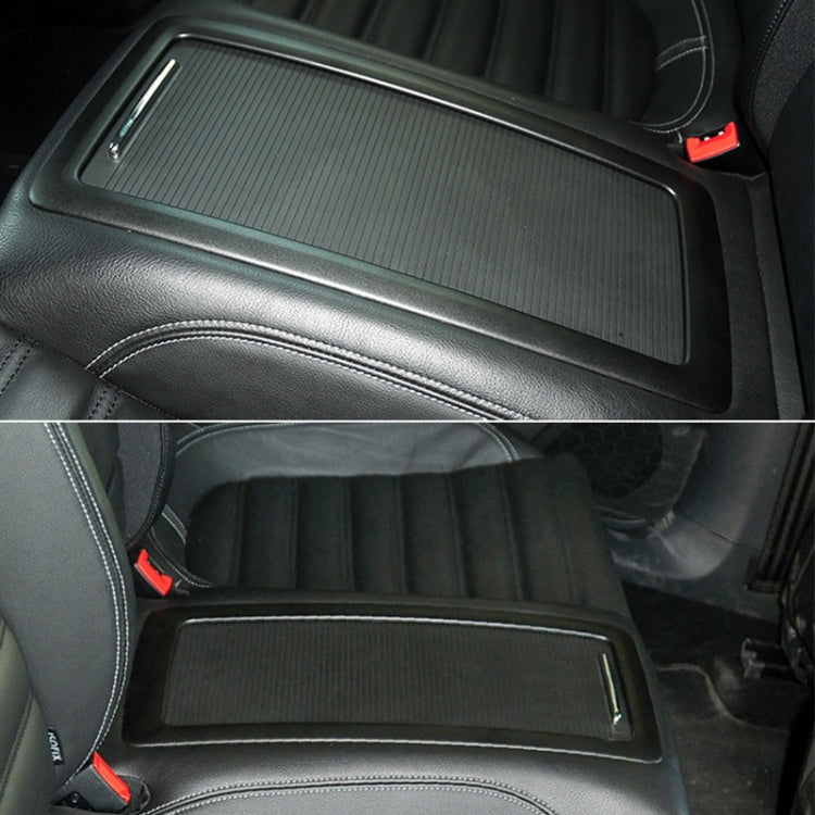 For Volkswagen Magotan B6 / B7 / CC Car Rear Storage Box Water Cup Holder Cover Armrest Box Curtain Cup Holder 3C8855977C(Black) - Stowing Tidying by PMC TechLife | Online Shopping South Africa | PMC TechLife | Buy Now Pay Later Mobicred