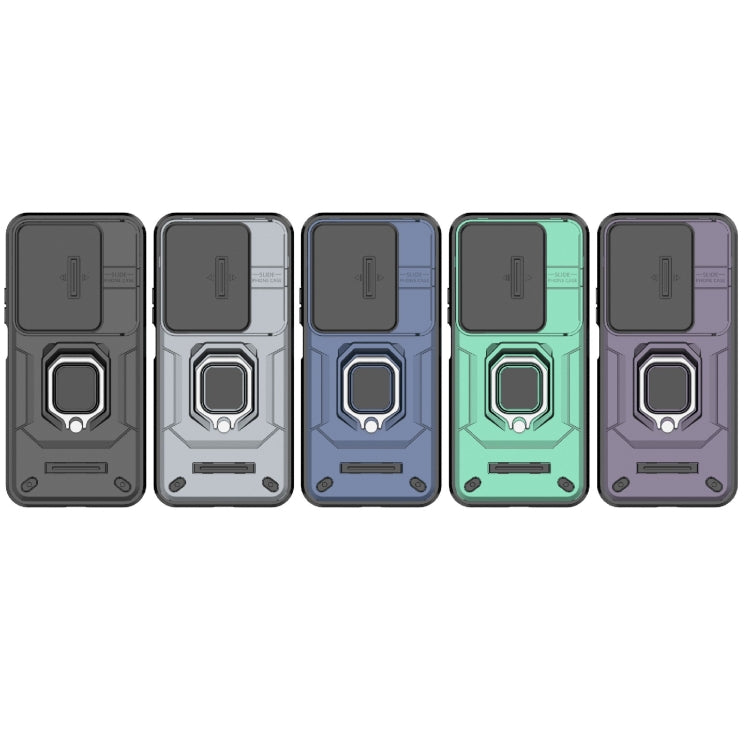 For Honor 200 Lite Global Sliding Camshield TPU + PC Shockproof Phone Case with Holder(Black) - free shipping - PMC TechLife - Order now!