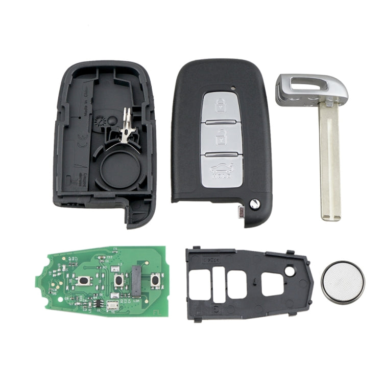 For Hyundai 3-button Car Key SY5HMFNA04 Comes with Chip 433Mhz Car Key - Remote Car Key by PMC TechLife | Online Shopping South Africa | PMC TechLife | Buy Now Pay Later Mobicred