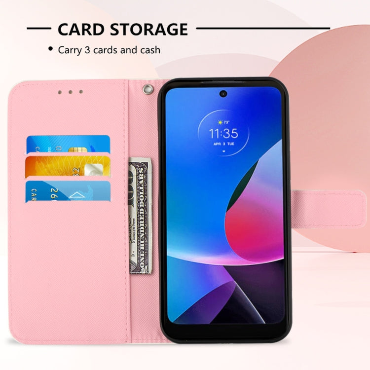 For Motorola Moto G Play 4G 2024 3D Painting Horizontal Flip Leather Phone Case(Flower) - Motorola Cases by PMC Jewellery | Online Shopping South Africa | PMC Jewellery | Buy Now Pay Later Mobicred