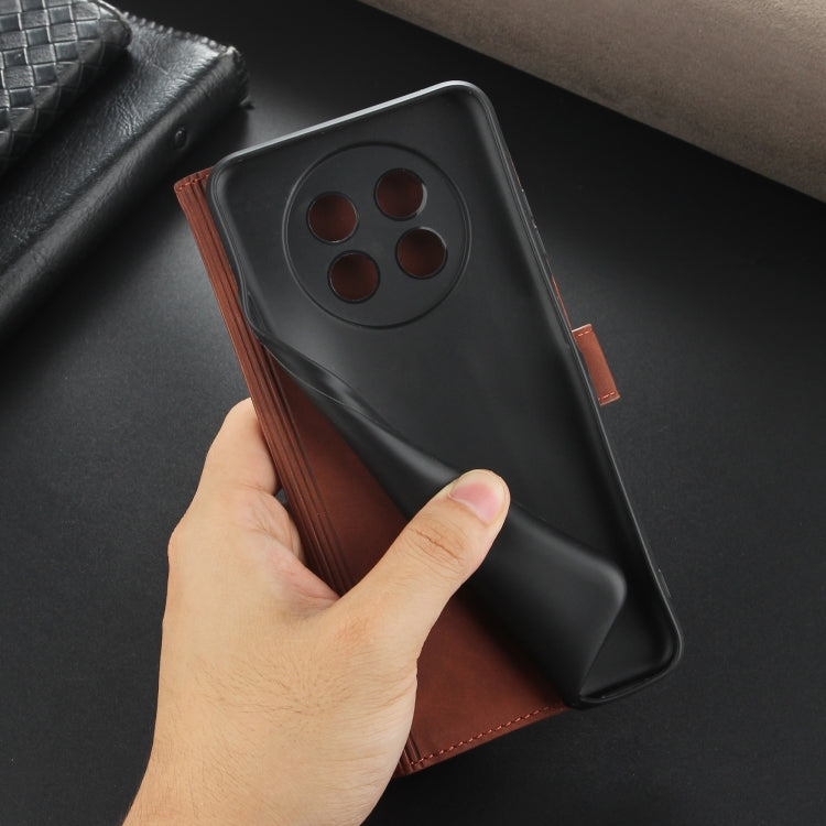 For Huawei Enjoy 60X/nova Y91 AZNS Skin Feel Calf Texture Flip Leather Phone Case(Rose Gold) - free shipping - PMC TechLife - Order now!