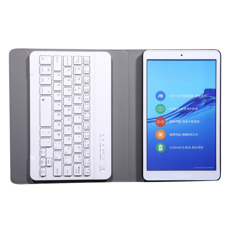 A0T8 For Huawei MatePad T8 8 inch ABS Ultra-thin Detachable Bluetooth Keyboard Voltage PU Leather Tablet Case with Bracket(Gold) - free shipping - PMC TechLife - Order now!