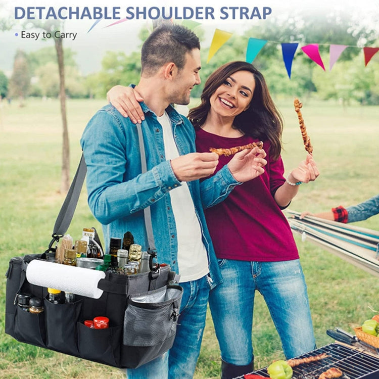 Foldable and Portable Outdoor Car Camping Picnic Storage Bag(Black) - Stowing Tidying by PMC TechLife | Online Shopping South Africa | PMC TechLife | Buy Now Pay Later Mobicred