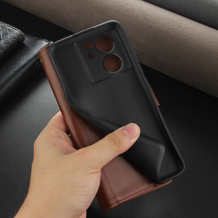 For Xiaomi 13T / Redmi K60 Ultra AZNS Sheepskin Texture Flip Leather Phone Case(Black) - Redmi K60 Ultra Cases by AZNS | Online Shopping South Africa | PMC TechLife | Buy Now Pay Later Mobicred