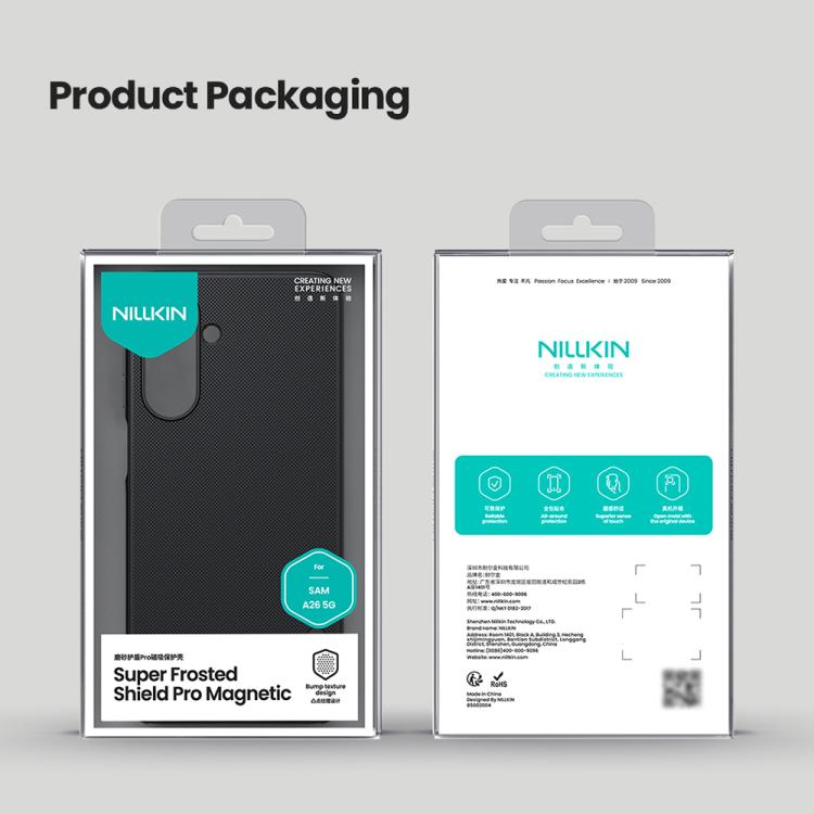 For Redmi Turbo 4 NILLKIN Frosted Shield Pro Magnetic Phone Case(Black) - Xiaomi Cases by NILLKIN | Online Shopping South Africa | PMc TechLife | Buy Now Pay Later Mobicred