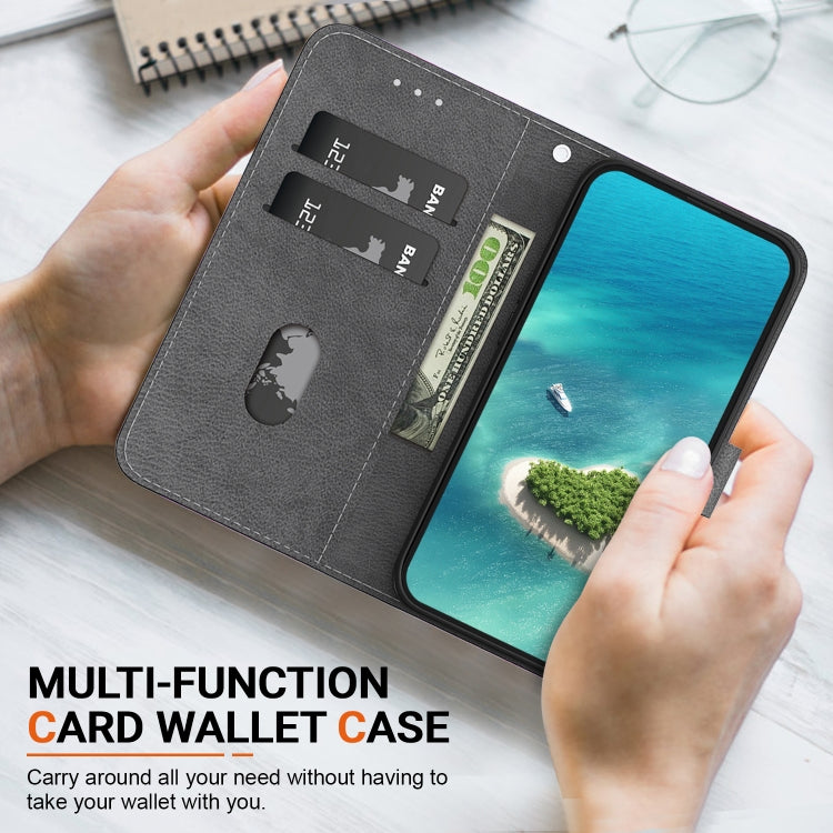 For Google Pixel 9 Crystal Texture Colored Drawing Leather Phone Case(Cherry Blossoms) - Google Cases by PMC TechLife | Online Shopping South Africa | PMC TechLife | Buy Now Pay Later Mobicred