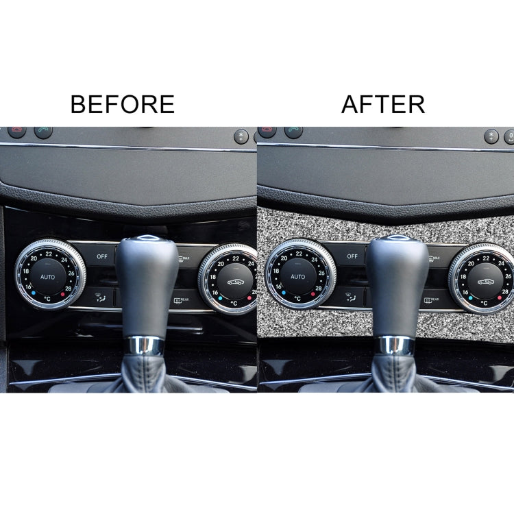For Mercedes-Benz C-class W204 2007-2010 Car AC Panel D Diamond Decorative Sticker, Left and Right Drive - Car Interior Mouldings by PMC TechLife | Online Shopping South Africa | PMC TechLife | Buy Now Pay Later Mobicred