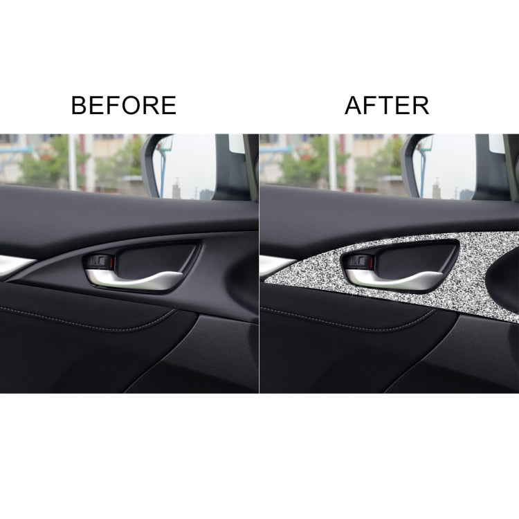 For Honda Civic 2016-2019 Car Inside Door Bowl Diamond Decorative Sticker, Left and Right Drive - Car Interior Mouldings by PMC TechLife | Online Shopping South Africa | PMC TechLife | Buy Now Pay Later Mobicred