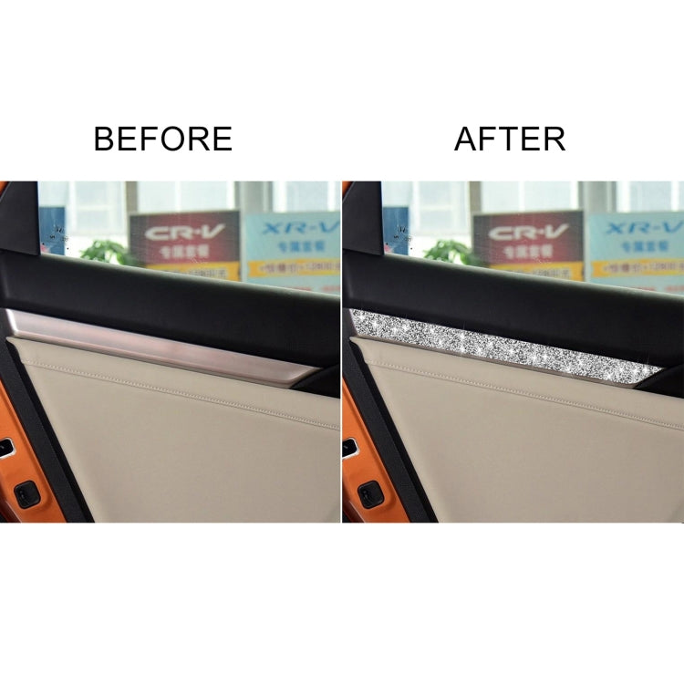For Honda Civic 2016-2019 Car Door Strip Diamond Decorative Sticker, Left and Right Drive - Car Interior Mouldings by PMC TechLife | Online Shopping South Africa | PMC TechLife | Buy Now Pay Later Mobicred