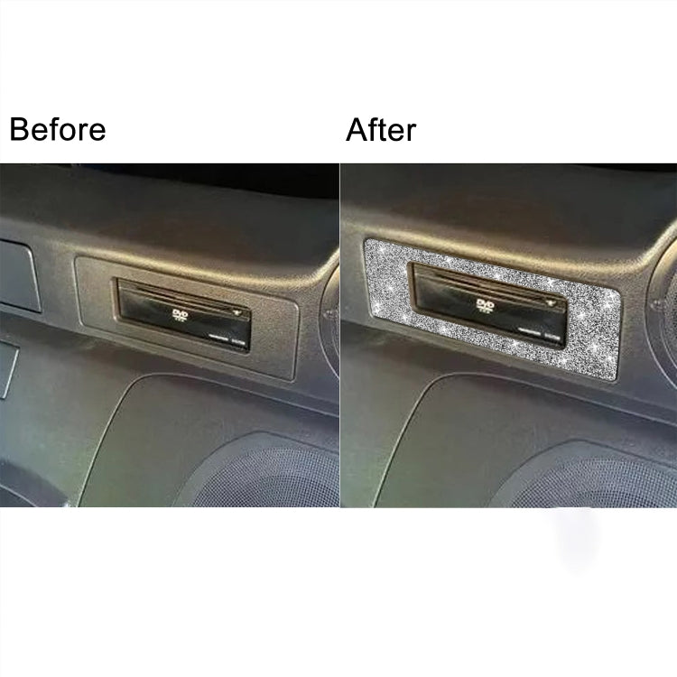 For Nissan 350Z 2003-2009 Car DVD Player Diamond Decorative Sticker,Left and Right Drive Universal - Car Interior Mouldings by PMC TechLife | Online Shopping South Africa | PMC TechLife | Buy Now Pay Later Mobicred