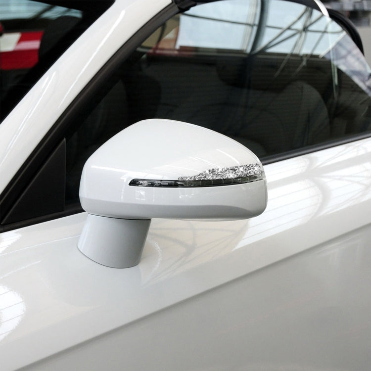 For BMW Car Rearview Mirror Anti-collision Strip Diamond Decoration Sticker, Left and Right Drive - Car Interior Mouldings by PMC TechLife | Online Shopping South Africa | PMC TechLife | Buy Now Pay Later Mobicred