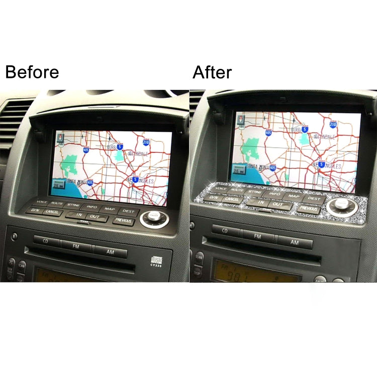 For Nissan 350Z 2003-2009 Car Navigation Key Diamond Decorative Sticker,Left and Right Drive Universal - Car Interior Mouldings by PMC TechLife | Online Shopping South Africa | PMC TechLife | Buy Now Pay Later Mobicred