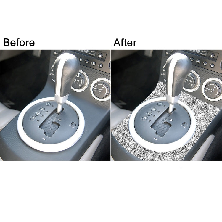For Nissan 350Z 2003-2009 Car Gear Panel Diamond Decorative Sticker,Left and Right Drive Universal - Car Interior Mouldings by PMC TechLife | Online Shopping South Africa | PMC TechLife | Buy Now Pay Later Mobicred