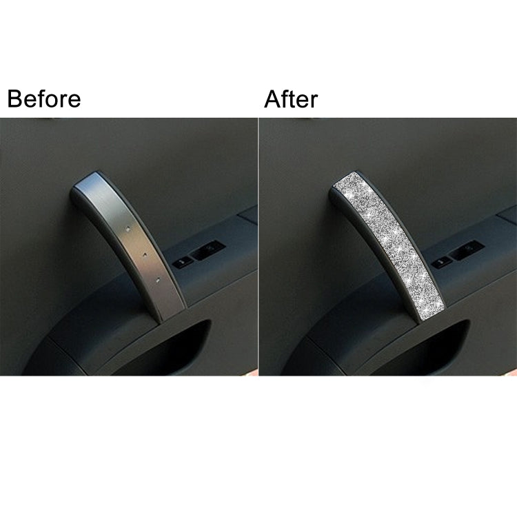 For Nissan 350Z 2003-2009 Car Passenger Side Door Handle Diamond Decorative Sticker, Right Drive - Car Interior Mouldings by PMC TechLife | Online Shopping South Africa | PMC TechLife | Buy Now Pay Later Mobicred