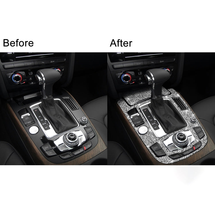 For Audi A4L / A5 / Q5 Car Gear Panel C Diamond Decoration Sticker, Left and Right Drive - Car Interior Mouldings by PMC TechLife | Online Shopping South Africa | PMC TechLife | Buy Now Pay Later Mobicred