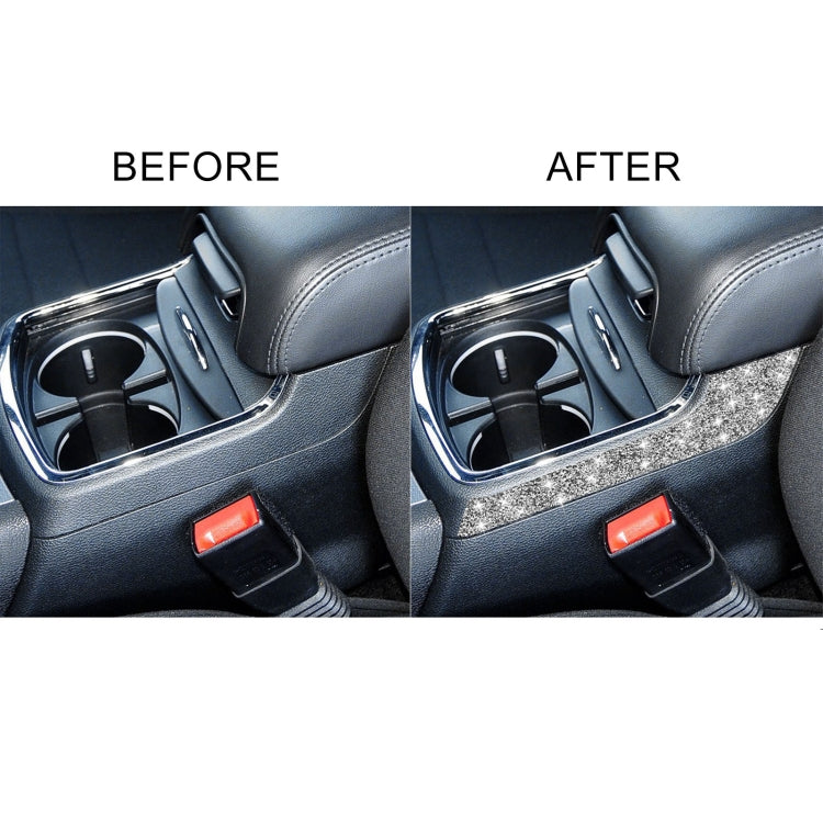 For Dodge Charger 2011-2014 Car Cup Holder Armrest Outside Diamond Decorative Sticker, Left-hand Drive - free shipping - PMC TechLife - Order now!
