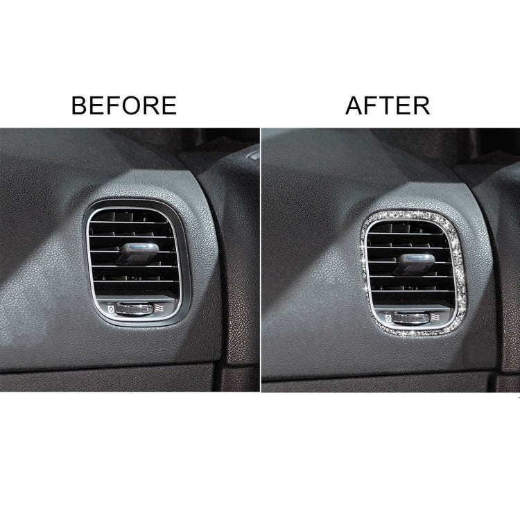For Dodge Charger 2011-2014 Car Front Passenger Seat Air Vent Diamond Decorative Sticker, Left-hand Drive - Car Interior Mouldings by PMC TechLife | Online Shopping South Africa | PMC TechLife | Buy Now Pay Later Mobicred