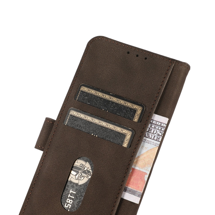 For Google Pixel 9 KHAZNEH Matte Texture Leather Phone Case(Brown) - Google Cases by PMC TechLife | Online Shopping South Africa | PMC TechLife | Buy Now Pay Later Mobicred