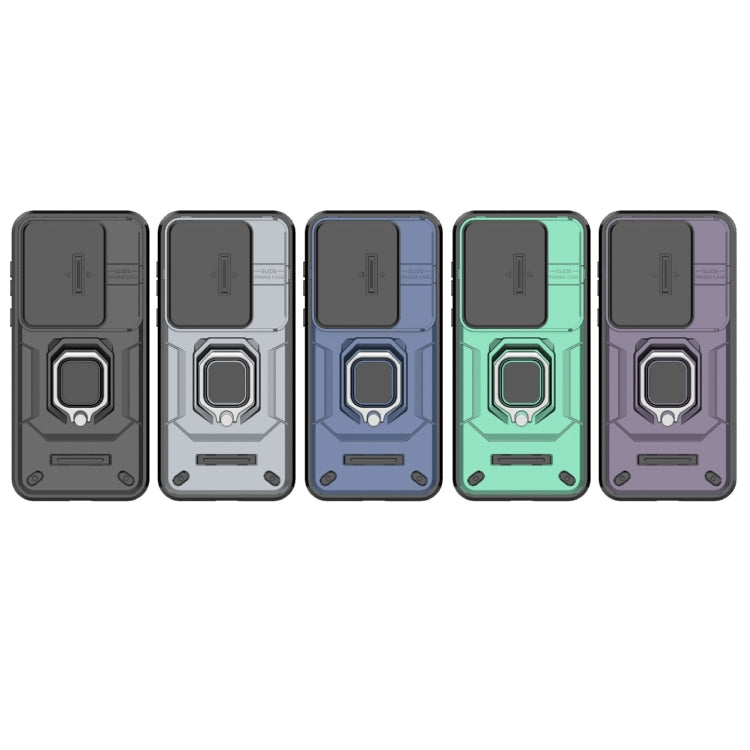 For Huawei Pura 70 Pro / Pura 70 Pro+ Sliding Camshield TPU + PC Shockproof Phone Case with Holder(Purple) - free shipping - PMC Jewellery - Order now!
