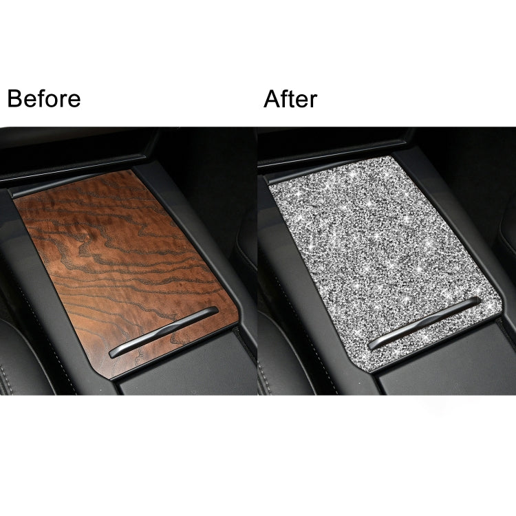 For Tesla Model X Car Storage Box Panel Diamond Sticker,Left and Right Drive Universal - free shipping - PMC TechLife - Order now!