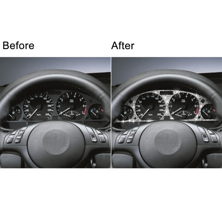 For BMW Series 3 E46 1998-2005 Car Speed Dashboard Diamond Decoration Sticker, Left and Right Drive - Car Interior Mouldings by PMC TechLife | Online Shopping South Africa | PMC TechLife | Buy Now Pay Later Mobicred