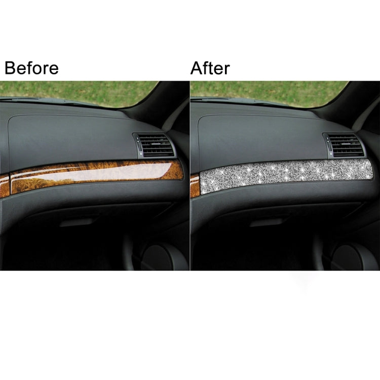 For BMW Series 3 E46 1998-2005 Car Copilot Central Control Diamond Decoration Sticker, Left Drive - Car Interior Mouldings by PMC TechLife | Online Shopping South Africa | PMC TechLife | Buy Now Pay Later Mobicred