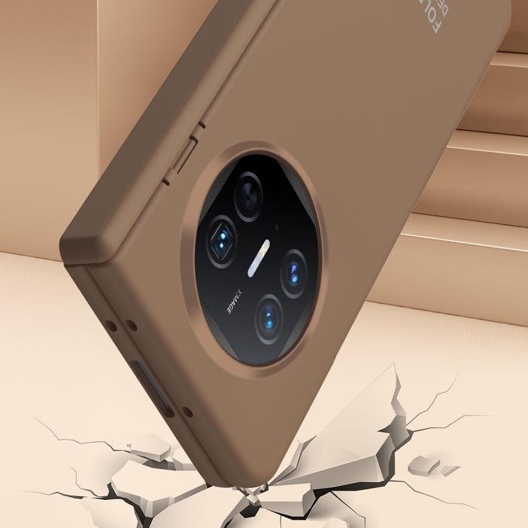 For Huawei Mate X5 Extraordinary Series Hinged Folding Full Coverage Phone Case with Pen Slot & Stylus(White) - Huawei Cases by PMC TechLife | Online Shopping South Africa | PMC TechLife | Buy Now Pay Later Mobicred