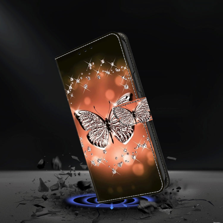 For Motorola Moto G24 Power Crystal 3D Shockproof Protective Leather Phone Case(Crystal Butterfly) - Motorola Cases by PMC TechLife | Online Shopping South Africa | PMC TechLife | Buy Now Pay Later Mobicred