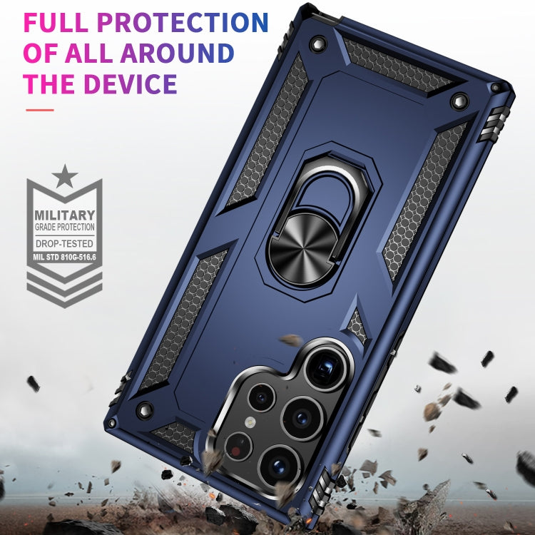 For Samsung Galaxy S24 Ultra 5G Shockproof TPU + PC Phone Case(Blue) - Galaxy S24 Ultra 5G Cases by PMC TechLife | Online Shopping South Africa | PMC TechLife