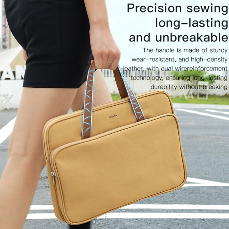 Yesido WB36 14 inch Waterproof Oxford Cloth Laptop Bag(Yellow) - free shipping - PMC Jewellery - Order now!