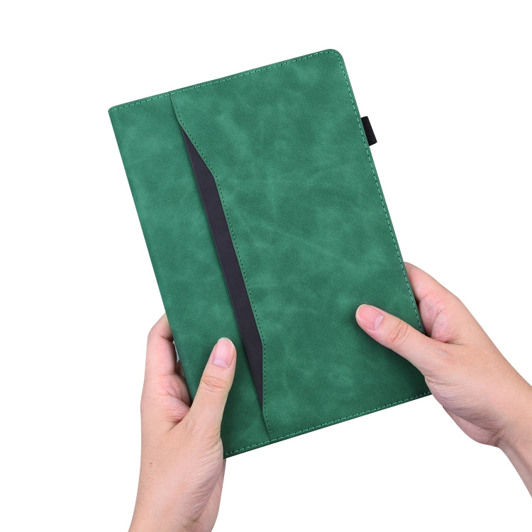 For Lenovo Tab K11 Plus / M11 Plus Business Shockproof Horizontal Flip Leather Tablet Case(Green) - Lenovo by PMC TechLife | Online Shopping South Africa | PMC TechLife | Buy Now Pay Later Mobicred
