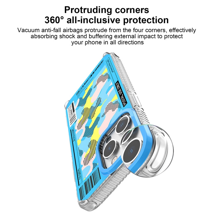 For iPhone 15 Pro Max Mutural Billboard Series Phone Case(Sky Blue) - free shipping - PMC Jewellery - Order now!