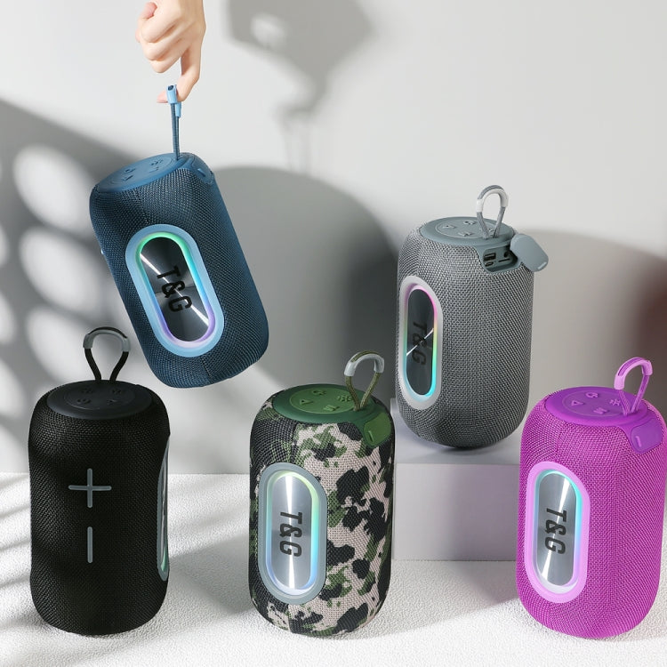 T&G TG665 20W LED Portable Subwoofer Wireless Bluetooth Speaker(Grey) - free shipping - PMC Jewellery - Order now!