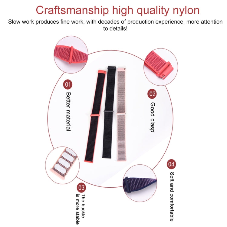 18mm Universal Nylon Loop Watch Band(Cape Blue) - 18mm Bands by PMc TechLife | Online Shopping South Africa | PMc TechLife | Buy Now Pay Later Mobicred