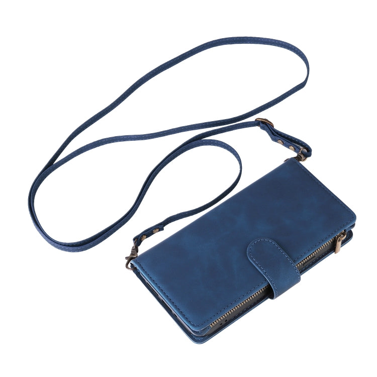 For Google Pixel 9 Pro Multifunctional Multi-Card Wallet Phone Leather Case(Blue) - Google Cases by PMC TechLife | Online Shopping South Africa | PMC TechLife | Buy Now Pay Later Mobicred